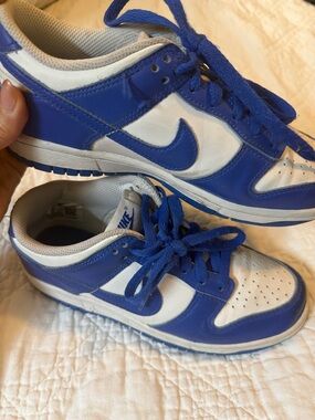 Nike Dunk Low Kentucky Kids' Blue and White Low-Top Sneakers